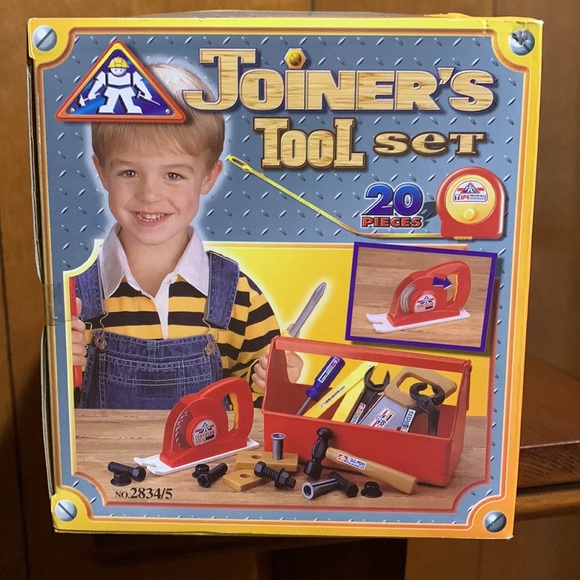 FOR AGES 3 & UP-JOINER’S TOOL SET- 20 Pieces. - Picture 1 of 9